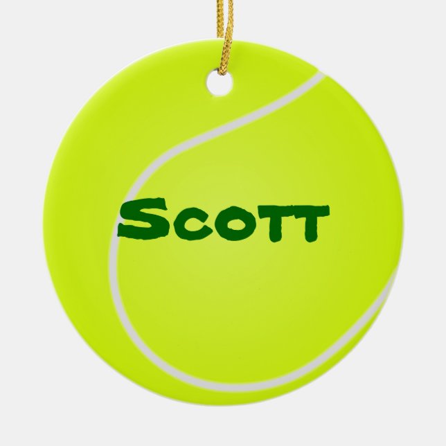 Tennis Boll Ornament (Framsidan)