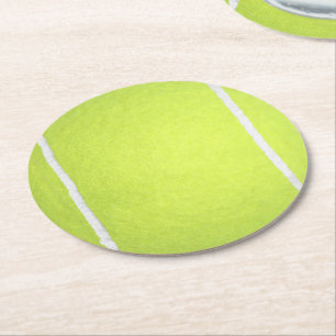 Tennis Boll Pappra Underlägg Papper Rund