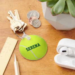 Tennis Boll Personlig Keychain Nyckelring