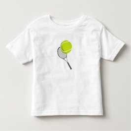 Tennis Boll & Racket Racquet T Shirt