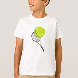 Tennis Boll & Racket Racquet T Shirt