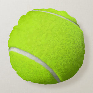 Tennis boll rund kudde