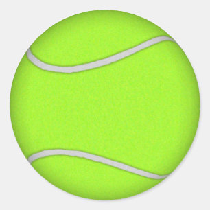 Tennis Boll: Runt Klistermärke