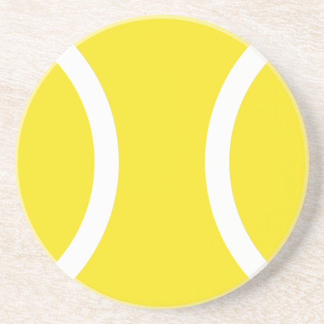 Tennis boll sandstensdryck underlägg (Framsidan)