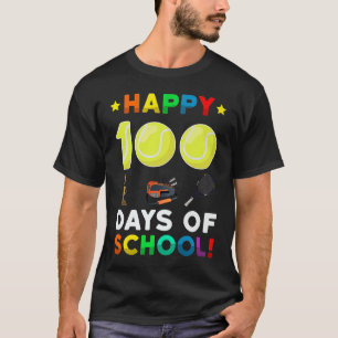 Tennis Boll Sport I Kicked 100-dagarsdagar i skola T Shirt