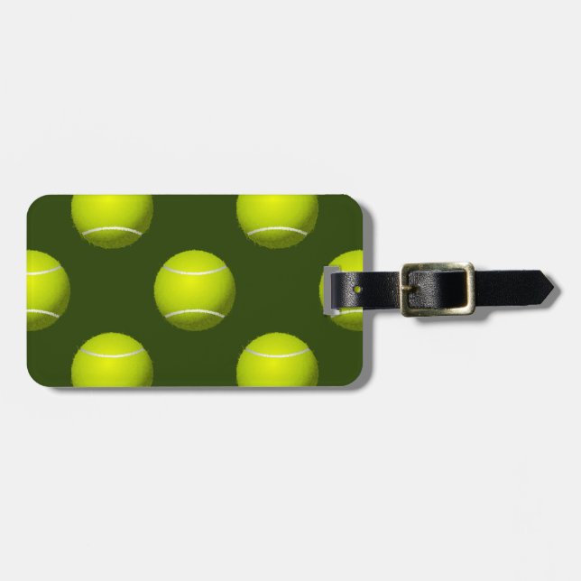 Tennis Boll Sports Bagagebricka (Horisontell Framsida)