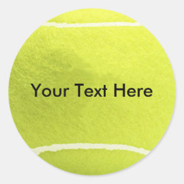 Tennis Boll Stickers Runt Klistermärke
