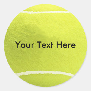Tennis Boll Stickers Runt Klistermärke