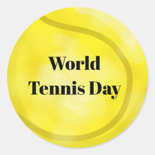 Tennis Boll Stickers ska anpassa Runt Klistermärke