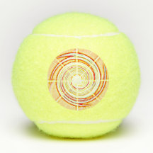 Tennis boll Swirl Oljemålning
