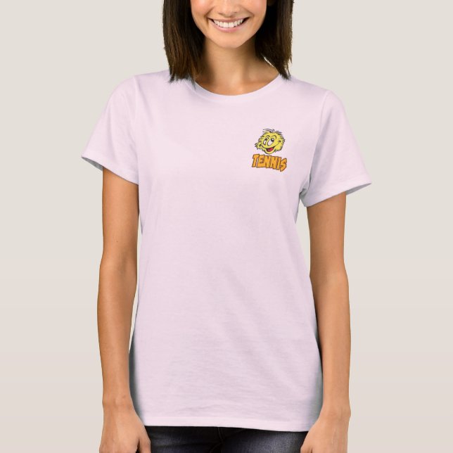 Tennis Boll Tecknad Women's Track Jacka T Shirt (Framsida)