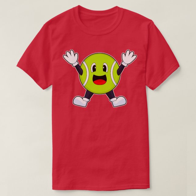 Tennis boll Tennis T Shirt (Design framsida)