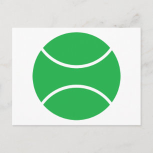 tennis boll. vykort