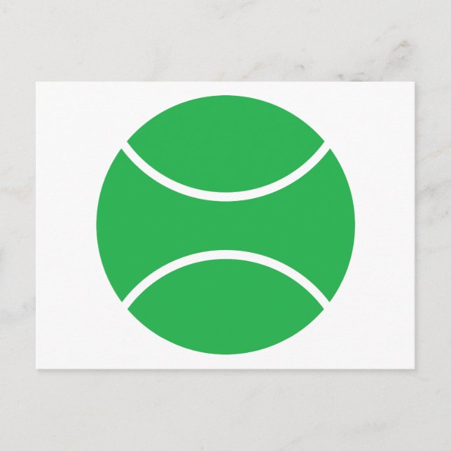 tennis boll. vykort (Framsida)