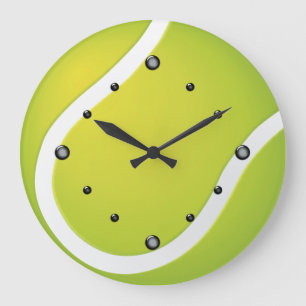 Tennis Boll Wall Clock Stor Klocka