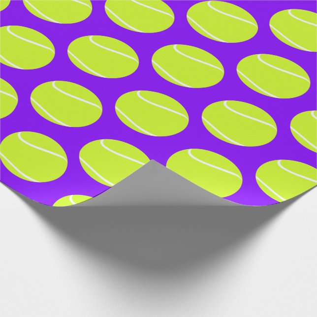 Tennis Bollar Anpassningsbar Background Färg Sport Presentpapper (Hörn)