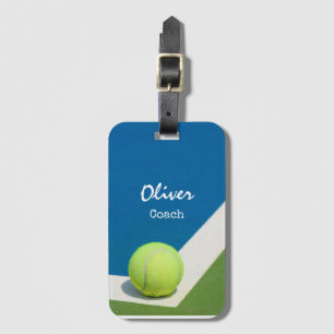 Tennis bollar är på rättslig grund Coach Bagagebricka