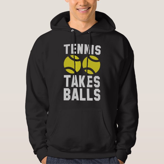 Tennis Bollar Hoodie (Framsida)