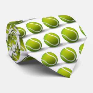 Tennis Bollar Mönster Idrottsgåva Slips