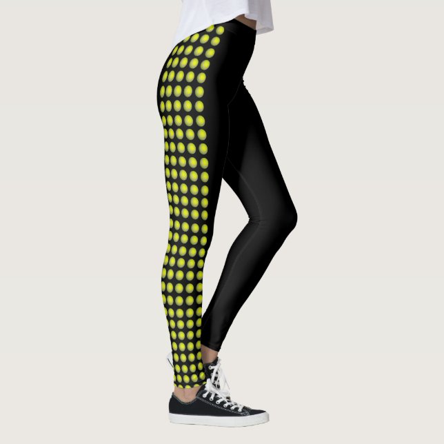 Tennis Bollar on Side Seam, Dam Leggings (Höger)