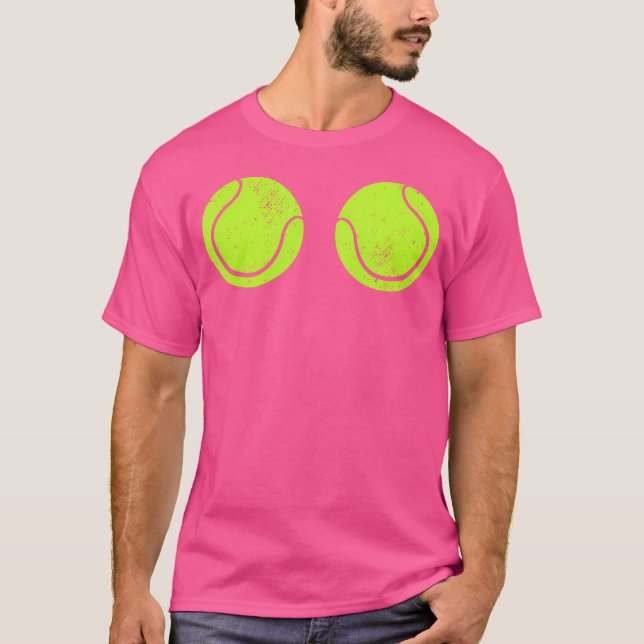 Tennis Bollar Racket Court Tennis Coach Player T Shirt (Framsida)