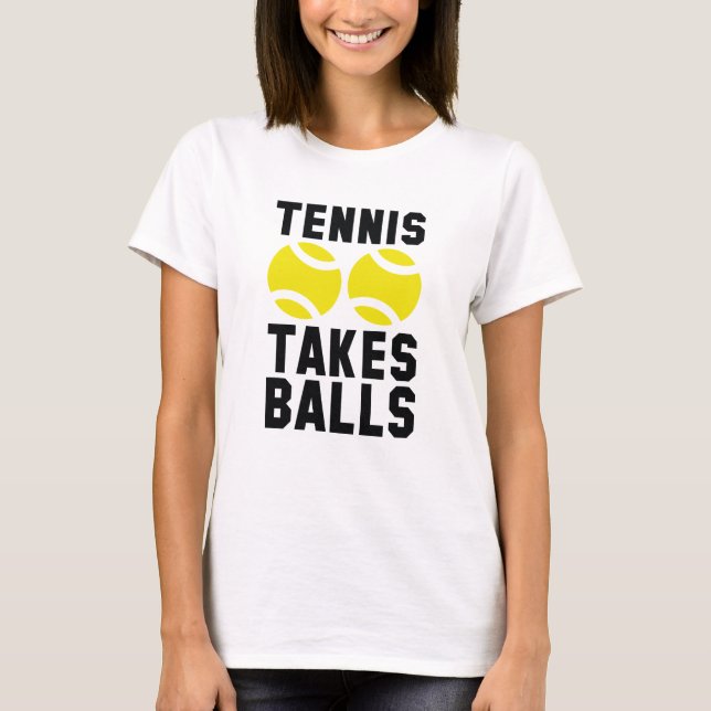 Tennis Bollar T Shirt (Framsida)