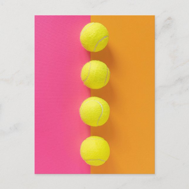Tennis Bollar Vykort (Framsida)