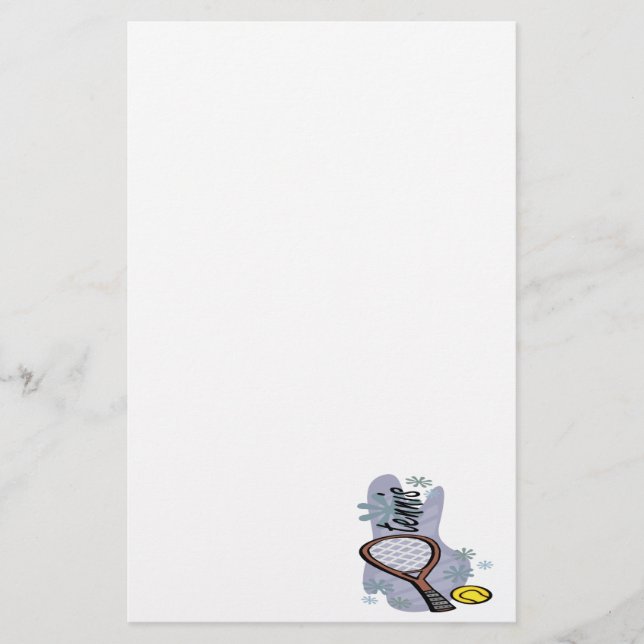 Tennis Brevpapper (Framsida)