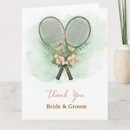 Tennis Bröllop Tackkort