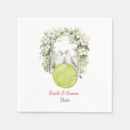 Tennis Bröllop themed Pappersservett