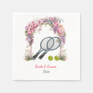 Tennis Bröllop themed Pappersservett