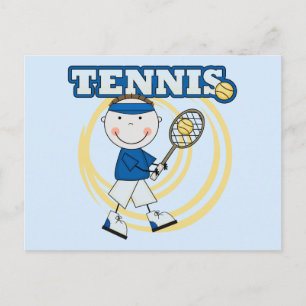 TENNIS - Brunette Tshirts och Gifts Vykort
