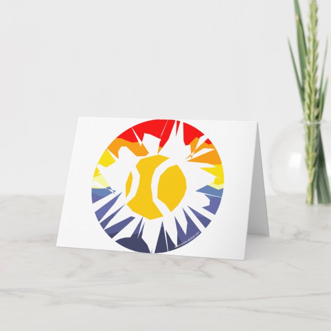 Tennis bryter igenom Wall Kort (Framsida)