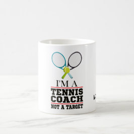 Tennis-buss, inte Target med boll Kaffemugg