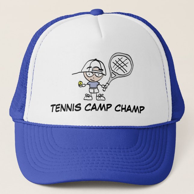 Tennis Camp Champ Hat Truckerkeps (Framsida)