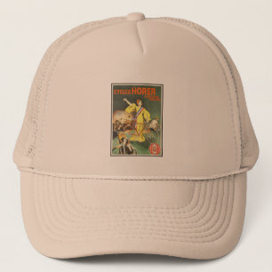 Tennis Cap: Vintage Cycles Horer Bicycle Ad Truckerkeps