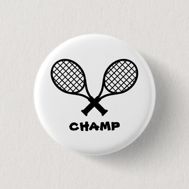 Tennis Champ Badge Knapp (Framsida)