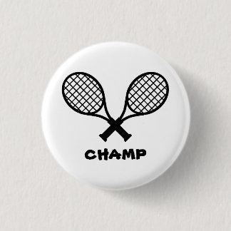 Tennis Champ Badge Knapp