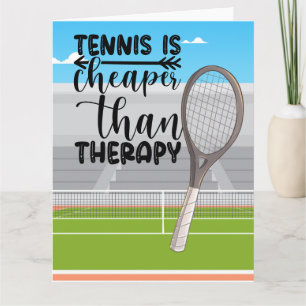 Tennis Cheaper than Therapy for Tennis Player Kort