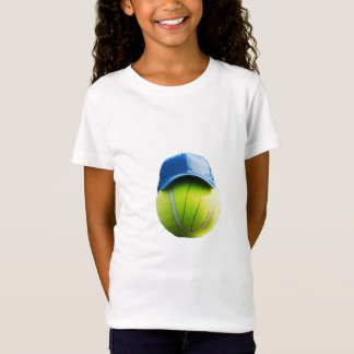 Tennis-Chic: Tennis Boll i Cap Tee for Girls