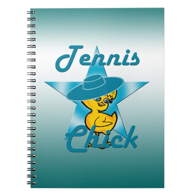 Tennis Chick #7 Anteckningsbok (Framsidan)