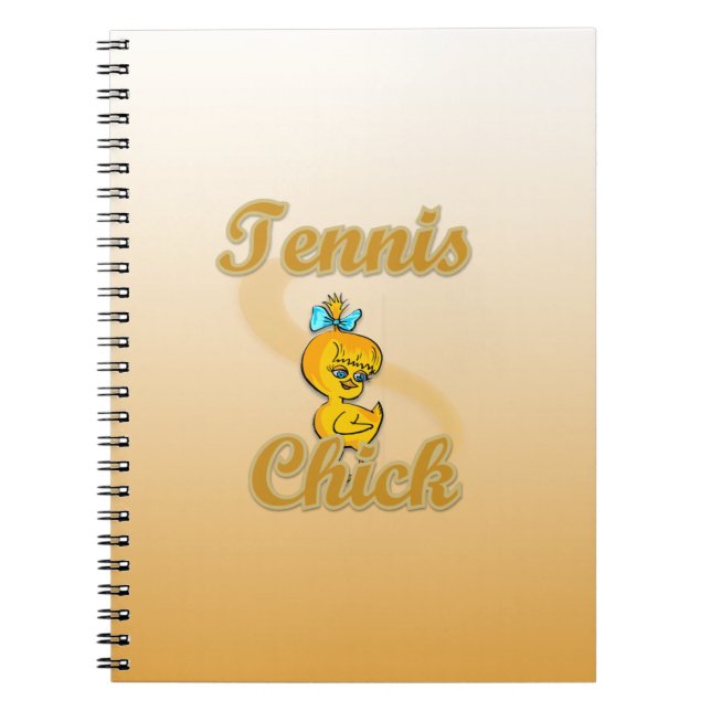Tennis Chick Anteckningsbok (Framsidan)