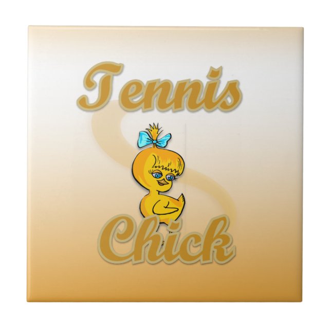 Tennis Chick Kakelplatta (Framsidan)