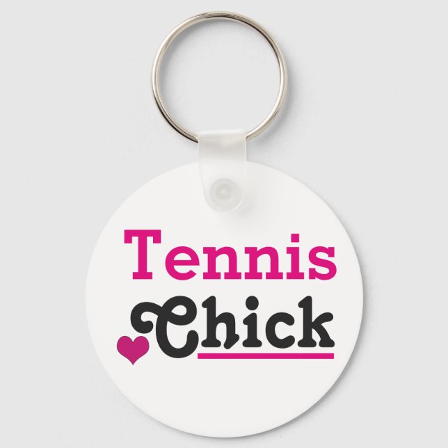 Tennis Chick Nyckelring (Framsida)