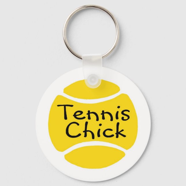 Tennis Chick Nyckelring (Framsida)