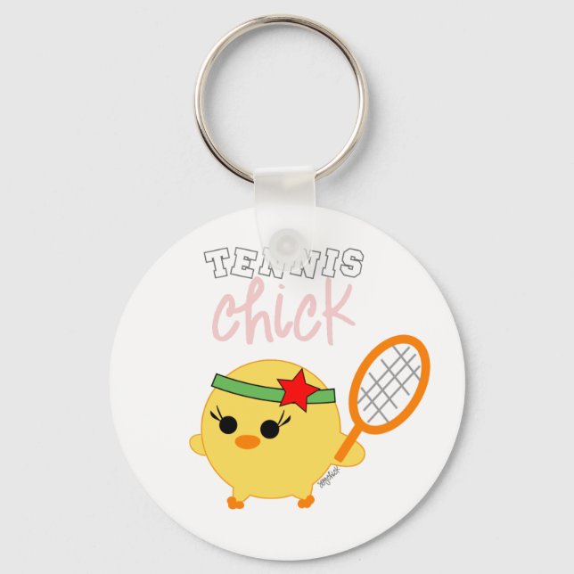 Tennis Chick Soychick Keychain Nyckelring (Framsida)