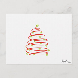 Tennis Chrismas Vykort
