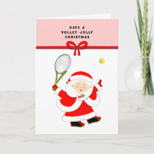 Tennis Christmas Greeting Helgkort