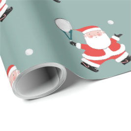 Tennis Christmas Wrapping Paper Presentpapper
