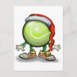 Tennis Chrsitmas Helg Vykort